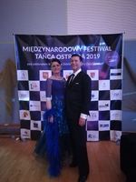 Ehepaar Albert und Andrea Rommel im Finale WDSF in Ostroda (Polen)