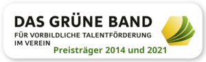 Das Grüne Band für vorbildliche Talentförderung im Verein - Preisträger 2014 und 2021